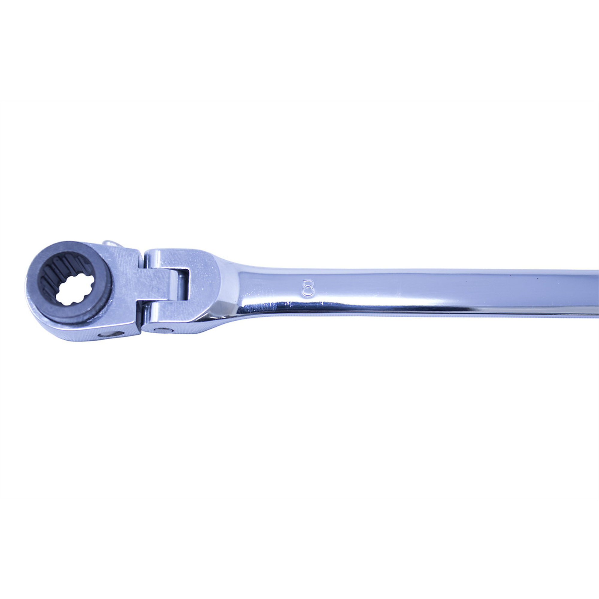 Mountain Ratchet Double Box Flex Wrench — 8mm x 10mm, Extra Long, 90-Tooth Design, Model# MTNRM810